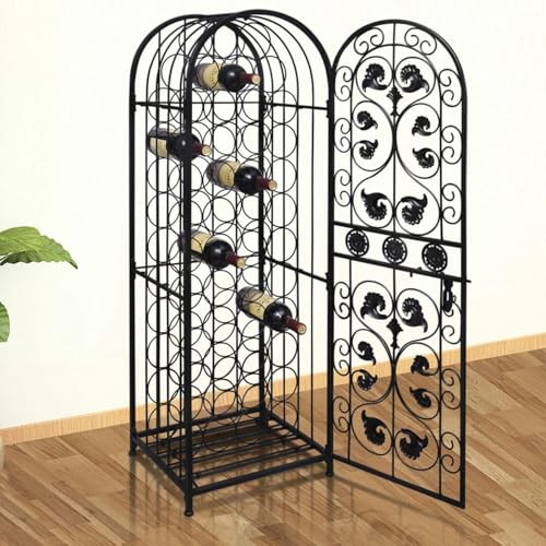 Gecheer Flaschenregal für 45 Flaschen Metall Weinregal Flaschenregal Stabiles Kellerregal für Weinlagerung Wohnung Bar Weinkeller Gecheer Flaschenregal für 45 Flaschen Metall Weinregal Flaschenregal Stabiles Kellerregal für Weinlagerung Wohnung Bar Weinkeller von Gecheer