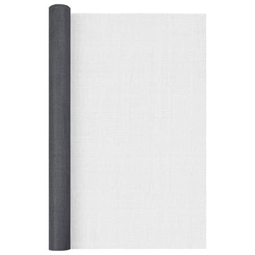 Gecheer Fliegengitter Fliegennetz Insektenschutz Gitter Gewebe Gaze Rolle Meterware Mückengitter Mückenschutz Tür Fenter Fiberglas 112x500cm Grau von Gecheer