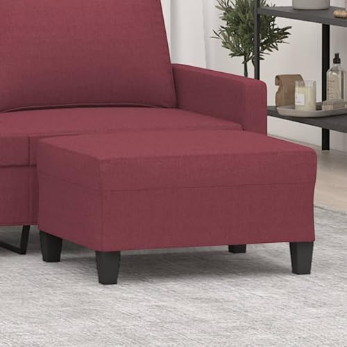 Gecheer Fußhocker Weinrot 70x55x41 cm Stoff Hocker Fußablage als Sitzbank Flur im Wohnzimmer oder Schlafzimmer Gecheer Fußhocker Weinrot 70x55x41 cm Stoff Hocker Fußablage als Sitzbank Flur im Wohnzimmer oder Schlafzimmer von Gecheer