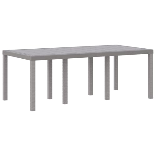 Gecheer Garten Essgruppe 7 pcs Hellgrau 200 x 100 x 73 cm Polypropylen Gartenmöbel Tisch und Stühle Set für Garten Terrasse Café Outdoor Essbereich Gecheer Garten Essgruppe 7 pcs Hellgrau 200 x 100 x 73 cm Polypropylen Gartenmöbel Tisch und Stühle Set für Garten Terrasse Café Outdoor Essbereich von Gecheer