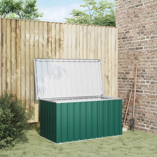 Gecheer Gartenbox grün 129 x 67 x 65 cm bequeme Outdoor-Möbel von Gecheer