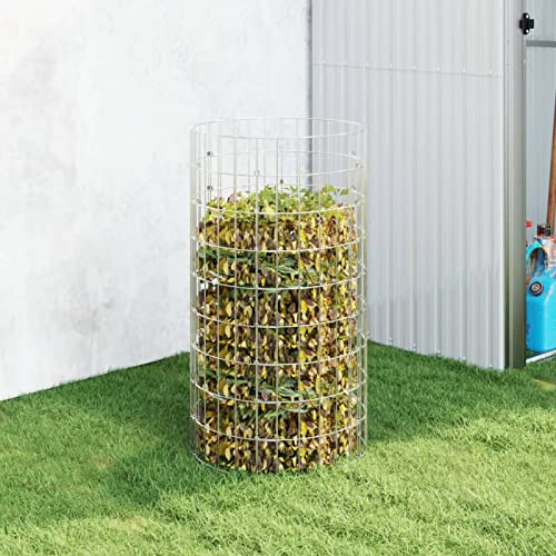 Gecheer Gartenkomposter Komposter Metallkomposter Kompostbehälter Metallgitter Drahtgitter Ø50x100 cm Verzinkter Stahl Gecheer Gartenkomposter Komposter Metallkomposter Kompostbehälter Metallgitter Drahtgitter Ø50x100 cm Verzinkter Stahl von Gecheer
