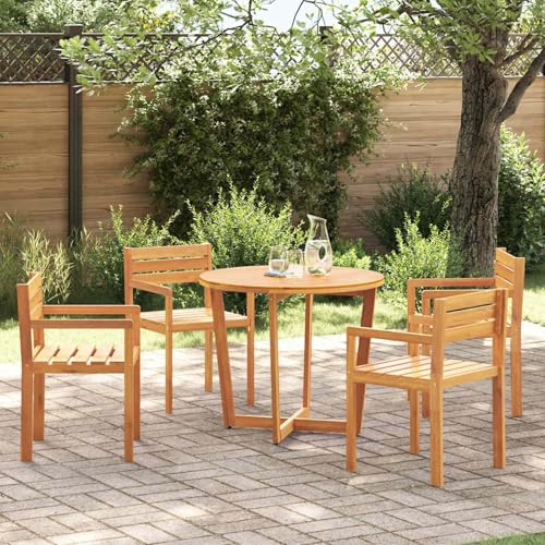 Gecheer Gartenstühle 4 STK. 50x53x80 cm Massivholz Akazie Gartenmöbel Stapelstuhl Balkonstühle für Outdoor Garten Café Camping Gecheer Gartenstühle 4 STK. 50x53x80 cm Massivholz Akazie Gartenmöbel Stapelstuhl Balkonstühle für Outdoor Garten Café Camping von Gecheer