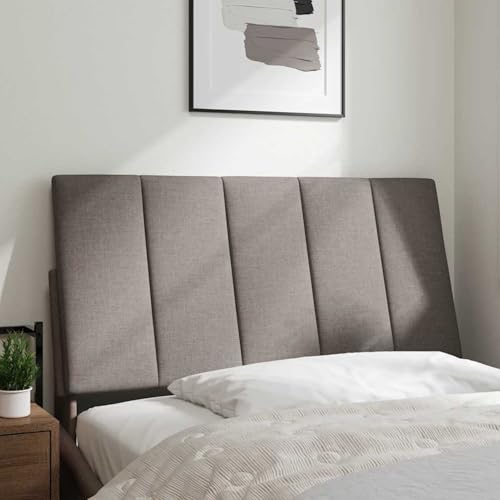 Gecheer Kopfteil-Kissen Taupe 100 cm Stoff, Polsterkopfteil für Bett Betthaupt Bettzubehör Schlafzimmer4019153 Gecheer Kopfteil-Kissen Taupe 100 cm Stoff, Polsterkopfteil für Bett Betthaupt Bettzubehör Schlafzimmer4019153 von Gecheer