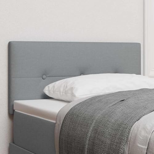 Gecheer Kopfteil mit Knopfheftung Hellgrau 90 cm Stoff, Bettkopfteil Kopfteil-Regal für Boxspringbetten Schlafzimmer Hotel-Design42007124 Gecheer Kopfteil mit Knopfheftung Hellgrau 90 cm Stoff, Bettkopfteil Kopfteil-Regal für Boxspringbetten Schlafzimmer Hotel-Design42007124 von Gecheer