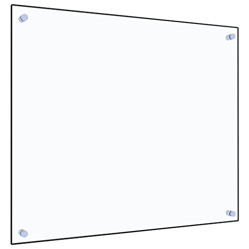 Gecheer Küchenrückwand Spritzschutz 70 x 60 cm (L x B),Glasrückwand Glasplatte Rückwand Herdspritzschutz Wandschutz Herd Küche Hartglas für Küche,Herd,Fliesen,6 mm,Transparent von Gecheer