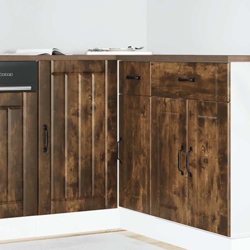 Gecheer Küchenunterschrank Lucca Räuchereiche Holzwerkstoff Küchenschrank Küchenzeile Küchenmöbel Gecheer Küchenunterschrank Lucca Räuchereiche Holzwerkstoff Küchenschrank Küchenzeile Küchenmöbel von Gecheer