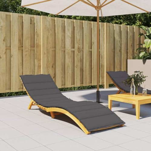 Gecheer Liegekissen aus Oxford-Gewebe, Anthrazit, 200 x 50 x 3 cm Gecheer Liegekissen aus Oxford-Gewebe, Anthrazit, 200 x 50 x 3 cm von Gecheer