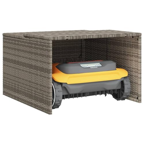 Gecheer Mähroboter Garage Rasenroboter Mähroboter Dach Überdachung Unterstand Sonnenschutz Mährobotergarage Grau 86x90x52/57 cm Poly Rattan Gecheer Mähroboter Garage Rasenroboter Mähroboter Dach Überdachung Unterstand Sonnenschutz Mährobotergarage Grau 86x90x52/57 cm Poly Rattan von Gecheer