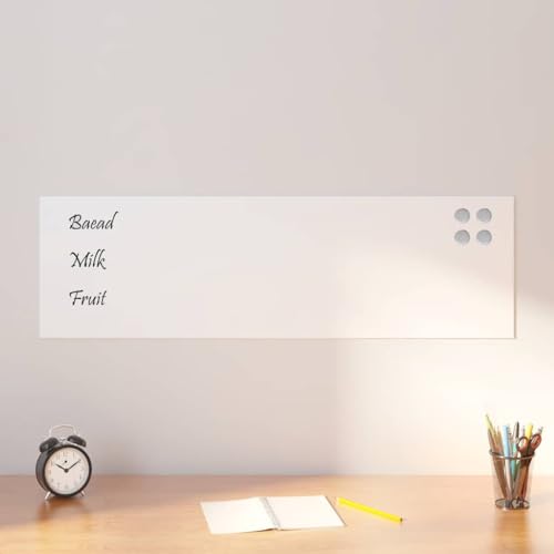Gecheer Magnettafel Wandmontage Weiß 100x30 cm Hartglas, Magnetisch Magnettafel Magnetwand Wandtafel Pinnwand Memoboard Präsentationstafel Schreibtafel Gecheer Magnettafel Wandmontage Weiß 100x30 cm Hartglas, Magnetisch Magnettafel Magnetwand Wandtafel Pinnwand Memoboard Präsentationstafel Schreibtafel von Gecheer