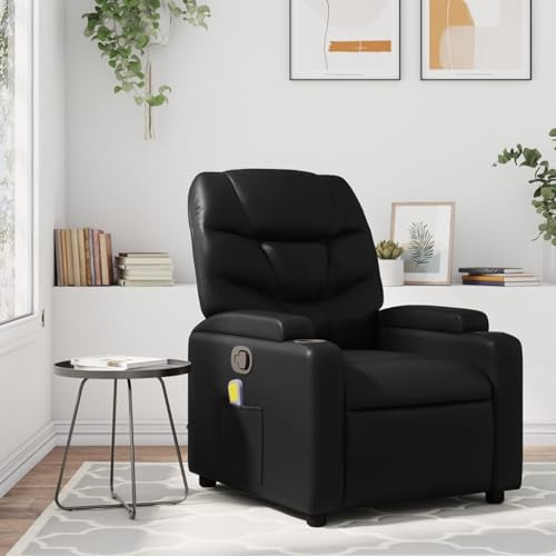 Gecheer Massage-Relaxsessel, Kunstleder, Schwarz, Relaxsessel Fernsehsessel Lesesessel für Wohnzimmer Schlafzimmer Leseecke Gästezimmer3205643 Gecheer Massage-Relaxsessel, Kunstleder, Schwarz, Relaxsessel Fernsehsessel Lesesessel für Wohnzimmer Schlafzimmer Leseecke Gästezimmer3205643 von Gecheer