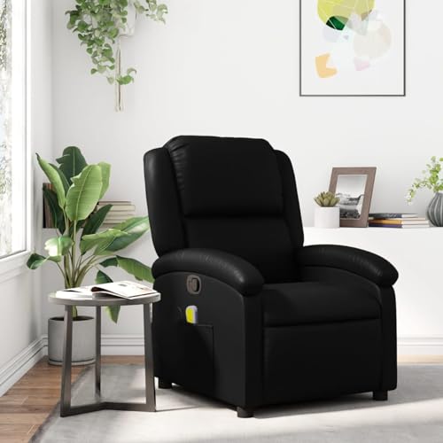 Gecheer Massage-Relaxsessel, Kunstleder, Schwarz, Relaxsessel Fernsehsessel Lesesessel für Wohnzimmer Schlafzimmer Leseecke Gästezimmer3205899 Gecheer Massage-Relaxsessel, Kunstleder, Schwarz, Relaxsessel Fernsehsessel Lesesessel für Wohnzimmer Schlafzimmer Leseecke Gästezimmer3205899 von Gecheer