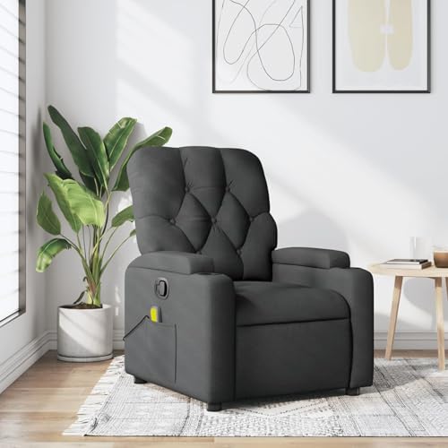 Gecheer Massage-Relaxsessel, Stoff, Dunkelgrau, Relaxsessel Fernsehsessel Lesesessel für Wohnzimmer Schlafzimmer Leseecke Gästezimmer3205665 Gecheer Massage-Relaxsessel, Stoff, Dunkelgrau, Relaxsessel Fernsehsessel Lesesessel für Wohnzimmer Schlafzimmer Leseecke Gästezimmer3205665 von Gecheer