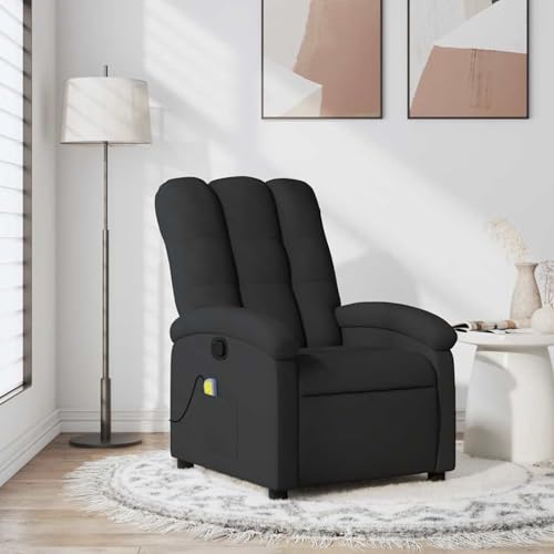 Gecheer Massage-Relaxsessel, schwarzer Stoff, Relaxsessel Fernsehsessel Lesesessel für Wohnzimmer Schlafzimmer Leseecke Gästezimmer3205870 Gecheer Massage-Relaxsessel, schwarzer Stoff, Relaxsessel Fernsehsessel Lesesessel für Wohnzimmer Schlafzimmer Leseecke Gästezimmer3205870 von Gecheer