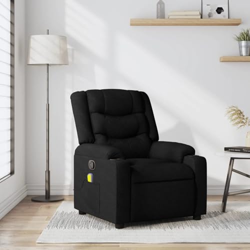 Gecheer Massage-Relaxsessel, schwarzer Stoff, Relaxsessel Fernsehsessel Lesesessel für Wohnzimmer Schlafzimmer Leseecke Gästezimmer3206893 Gecheer Massage-Relaxsessel, schwarzer Stoff, Relaxsessel Fernsehsessel Lesesessel für Wohnzimmer Schlafzimmer Leseecke Gästezimmer3206893 von Gecheer