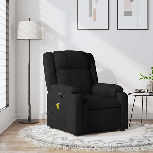 Gecheer Massage-Relaxsessel, schwarzer Stoff, Sessel Wohnzimmer Fernsehsessel Liegesessel für Entspannung Homeoffice Leseecke3205754 Gecheer Massage-Relaxsessel, schwarzer Stoff, Sessel Wohnzimmer Fernsehsessel Liegesessel für Entspannung Homeoffice Leseecke3205754 von Gecheer