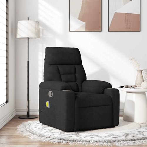 Gecheer Massagesessel Schwarz Mikrofasergewebe Gecheer Massagesessel Schwarz Mikrofasergewebe von Gecheer