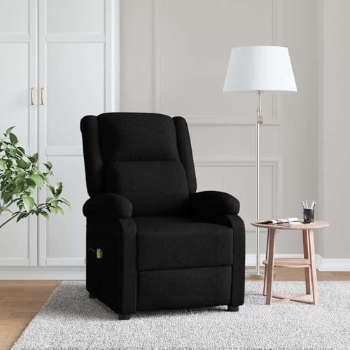 Gecheer Ohrensessel mit Massagefunktion Schwarz Stoff, Sessel Wohnzimmer Fernsehsessel Liegesessel für Entspannung Homeoffice Leseecke342429 Gecheer Ohrensessel mit Massagefunktion Schwarz Stoff, Sessel Wohnzimmer Fernsehsessel Liegesessel für Entspannung Homeoffice Leseecke342429 von Gecheer