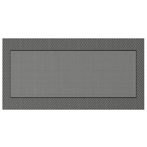 Gecheer Outdoor Teppich Schwarz und Grau 300x600 cm PP Picknickdecke Vorzeltteppich für Patio Balkon Strand BBQ Picknick Deck Gecheer Outdoor Teppich Schwarz und Grau 300x600 cm PP Picknickdecke Vorzeltteppich für Patio Balkon Strand BBQ Picknick Deck von Gecheer