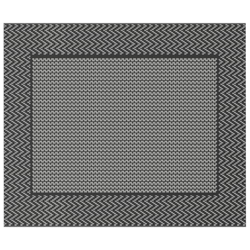 Gecheer Outdoor Teppich Schwarz und grau 250x300 cm Picknickdecke Vorzeltteppich für Patio Balkon Strand BBQ Picknick Deck Gecheer Outdoor Teppich Schwarz und grau 250x300 cm Picknickdecke Vorzeltteppich für Patio Balkon Strand BBQ Picknick Deck von Gecheer