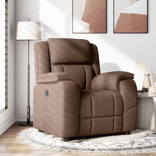 Gecheer Relaxsessel Braun Stoff fernsehsessel mit liegefunktion, Manuelle Liegefunktion Gecheer Relaxsessel Braun Stoff fernsehsessel mit liegefunktion, Manuelle Liegefunktion von Gecheer