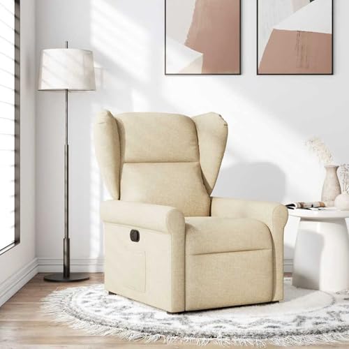 Gecheer Relaxsessel Creme Stoff Sessel Wohnzimmer Fernsehsessel Liegesessel für Entspannung Homeoffice Leseecke Gecheer Relaxsessel Creme Stoff Sessel Wohnzimmer Fernsehsessel Liegesessel für Entspannung Homeoffice Leseecke von Gecheer