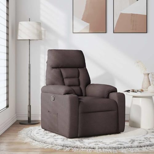 Gecheer Relaxsessel Dunkelbraun Stoff fernsehsessel mit liegefunktion, Manuelle Liegefunktion Gecheer Relaxsessel Dunkelbraun Stoff fernsehsessel mit liegefunktion, Manuelle Liegefunktion von Gecheer