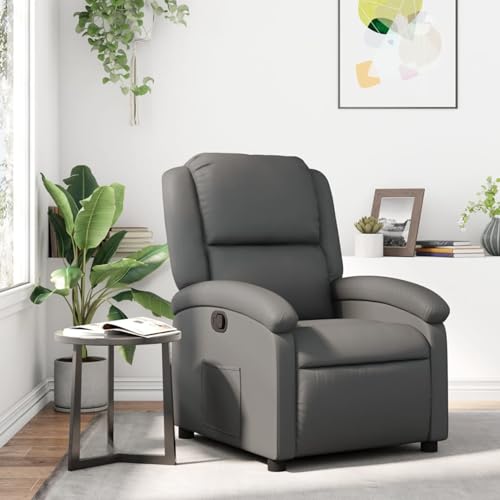 Gecheer Relaxsessel Grau Kunstleder, Relaxsessel Fernsehsessel Lesesessel für Wohnzimmer Schlafzimmer Leseecke Gästezimmer3205898 Gecheer Relaxsessel Grau Kunstleder, Relaxsessel Fernsehsessel Lesesessel für Wohnzimmer Schlafzimmer Leseecke Gästezimmer3205898 von Gecheer