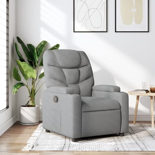 Gecheer Relaxsessel Hellgrau Stoff, Sessel Wohnzimmer Fernsehsessel Liegesessel für Entspannung Homeoffice Leseecke3205608 Gecheer Relaxsessel Hellgrau Stoff, Sessel Wohnzimmer Fernsehsessel Liegesessel für Entspannung Homeoffice Leseecke3205608 von Gecheer