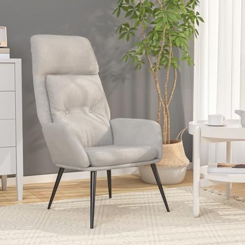 Gecheer Relaxsessel Hellgrau Wildleder-Optik, Sessel Wohnzimmer Fernsehsessel Liegesessel für Entspannung Homeoffice Leseecke341281 Gecheer Relaxsessel Hellgrau Wildleder-Optik, Sessel Wohnzimmer Fernsehsessel Liegesessel für Entspannung Homeoffice Leseecke341281 von Gecheer
