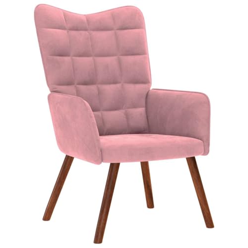 Gecheer Relaxsessel Rosa Samt fernsehsessel mit liegefunktion, Manuelle Liegefunktion Gecheer Relaxsessel Rosa Samt fernsehsessel mit liegefunktion, Manuelle Liegefunktion von Gecheer
