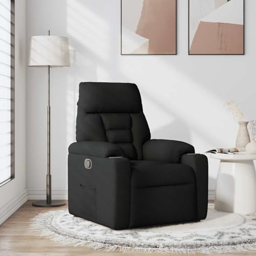 Gecheer Relaxsessel Schwarz Stoff von Gecheer