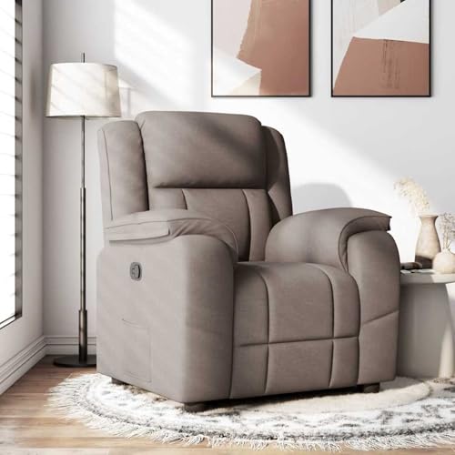 Gecheer Relaxsessel Taupe Stoff fernsehsessel mit liegefunktion, Manuelle Liegefunktion Gecheer Relaxsessel Taupe Stoff fernsehsessel mit liegefunktion, Manuelle Liegefunktion von Gecheer