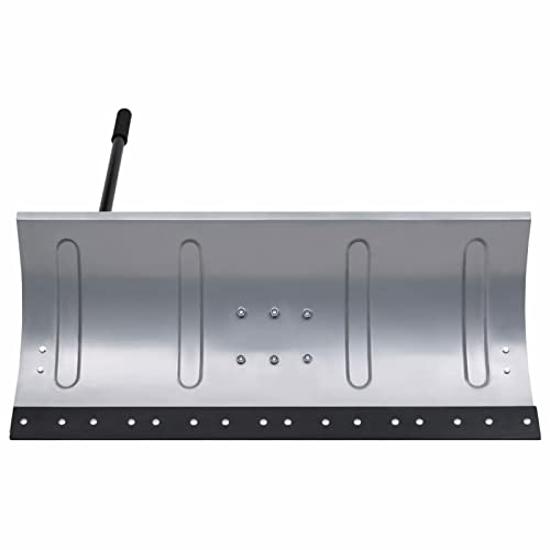 Gecheer Schneeschild für Rasentraktor Rasenmäher mit Adapter Räumschild Schneepflug Schneeschieber 3 Winkeleinstellungen 100cm von Gecheer