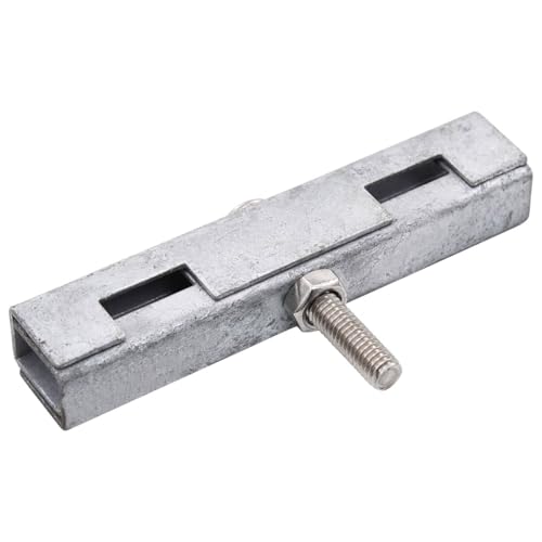 Gecheer Set mit Steckverbindern für Gartengrill, 10 Stück, Silber, modularer Zaun für den Garten von Gecheer