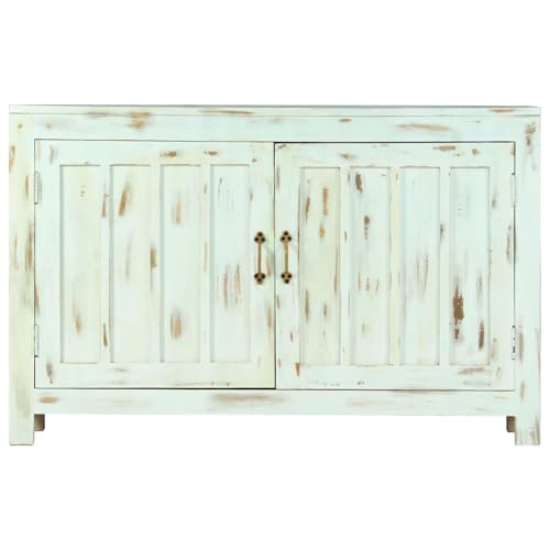 Gecheer Sideboard Hellblau 110x35x70 cm Massivholz Mango, Kommode Stilvolles Aufbewahrungsschrank mit Türen für Wohnzimmer Küche247763 Gecheer Sideboard Hellblau 110x35x70 cm Massivholz Mango, Kommode Stilvolles Aufbewahrungsschrank mit Türen für Wohnzimmer Küche247763 von Gecheer