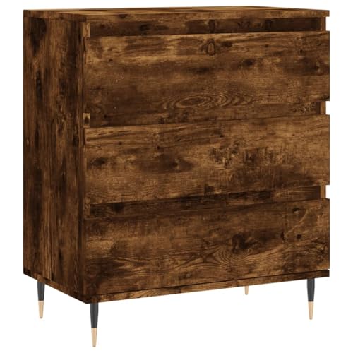 Gecheer Sideboard Räuchereiche 60x35x70 cm Holzwerkstoff, Kommode Stilvolles Aufbewahrungsschrank mit Türen für Wohnzimmer Küche827177 Gecheer Sideboard Räuchereiche 60x35x70 cm Holzwerkstoff, Kommode Stilvolles Aufbewahrungsschrank mit Türen für Wohnzimmer Küche827177 von Gecheer