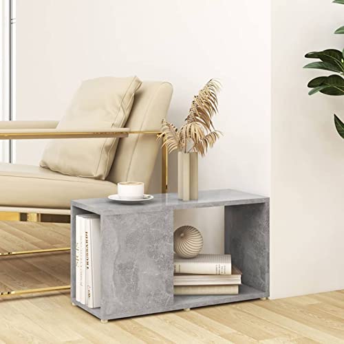 Gecheer TV Schrank Lowboard Couchtisch Fernsehschrank Fernsehtisch Sofatisch TV Tisch Möbel Board Betongrau 60x24x32 cm von Gecheer