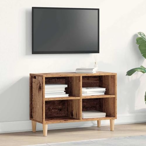 Gecheer TV-Schrank mit Holzbein Altholz 69,5x30x50 cm, Fernsehschrank Fernsehtisch Wohnwand für Wohnzimmer Home-Cinema Gamerzimmer862581 Gecheer TV-Schrank mit Holzbein Altholz 69,5x30x50 cm, Fernsehschrank Fernsehtisch Wohnwand für Wohnzimmer Home-Cinema Gamerzimmer862581 von Gecheer