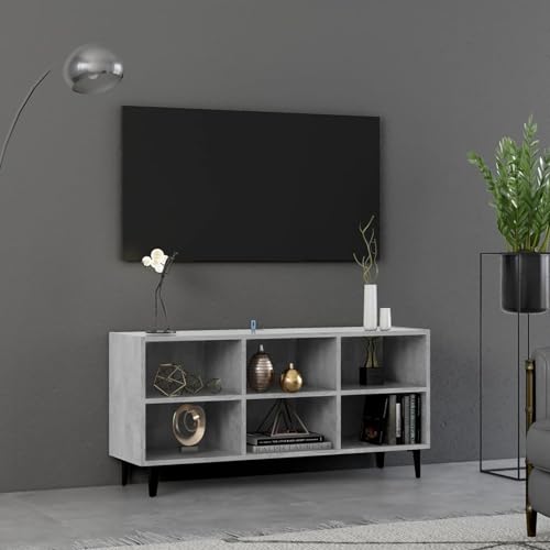 Gecheer TV-Schrank mit Metallbeinen Betongrau 103,5x30x50 cm, Fernsehschrank Fernsehtisch Wohnwand für Wohnzimmer Home-Cinema Gamerzimmer805954 Gecheer TV-Schrank mit Metallbeinen Betongrau 103,5x30x50 cm, Fernsehschrank Fernsehtisch Wohnwand für Wohnzimmer Home-Cinema Gamerzimmer805954 von Gecheer