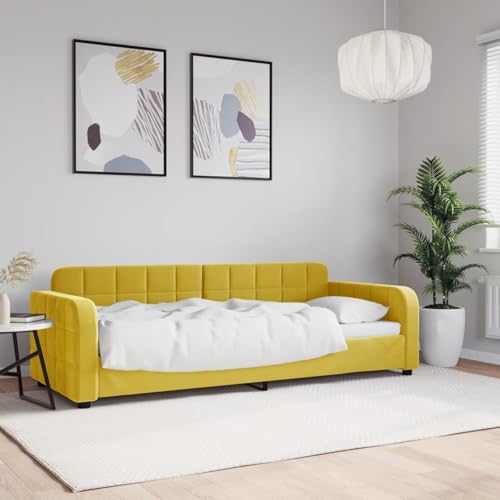 Gecheer Tagesbett Gelb 80x200 cm Samt Sofa Bed von Gecheer