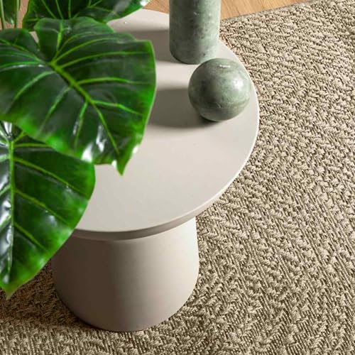 Gecheer Teppich Beige 60x110 cm Jute-Optik Indoor und Outdoor, Einfacher Teppich Terrassenteppich für Wohnzimmer Schlafzimmer Flurteppich4010401 Gecheer Teppich Beige 60x110 cm Jute-Optik Indoor und Outdoor, Einfacher Teppich Terrassenteppich für Wohnzimmer Schlafzimmer Flurteppich4010401 von Gecheer