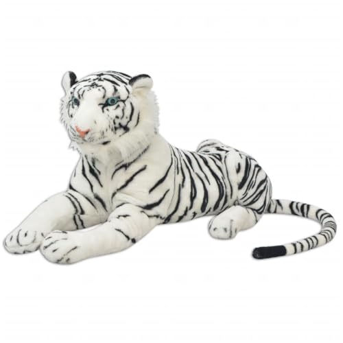 Gecheer Tiger Plüschtier Weiß XXL von Gecheer