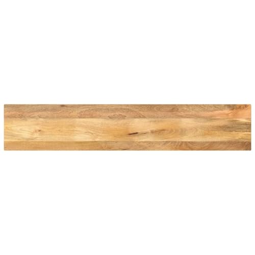 Gecheer Tischplatte 180x30x2,5 cm Rechteckig Massivholz Mango von Gecheer