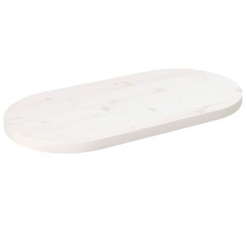 Gecheer Tischplatte Massivholzplatte Holzplatte Ersatztischplatte Regale Möbelplatte Platte für Esstisch, Schreibtischplatte Bürotischplatte für Schreibtisch,Weiß 80x40x2,5 cm Massivholz Kiefer Oval Gecheer Tischplatte Massivholzplatte Holzplatte Ersatztischplatte Regale Möbelplatte Platte für Esstisch, Schreibtischplatte Bürotischplatte für Schreibtisch,Weiß 80x40x2,5 cm Massivholz Kiefer Oval von Gecheer