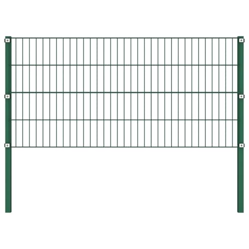Gecheer Zaunfeld mit Pfosten Eisen 1,7 x 0,8 m Grün Gecheer Zaunfeld mit Pfosten Eisen 1,7 x 0,8 m Grün von Gecheer