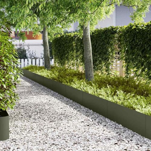 Rasenbegrenzungen 30 Stück Olivgrün 100x0,5x30 cm Stahl, Rasenkante Beetumrandung Rasenbegrenzung für Gartenbeete Wegränder Ziergarten Vorgarten Grundstücksabgrenzung3335784 Rasenbegrenzungen 30 Stück Olivgrün 100x0,5x30 cm Stahl, Rasenkante Beetumrandung Rasenbegrenzung für Gartenbeete Wegränder Ziergarten Vorgarten Grundstücksabgrenzung3335784 von Gecheer