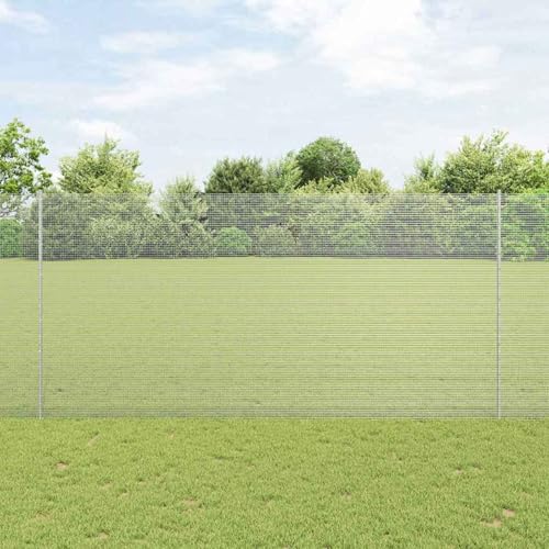 Schweissdrahtzaun mit 22 U-Posten Silbern 1,5x25 m Stahl, Gartenzaunpfähle Drahtzäune für Zäune Gemüsebeete Hühnergehege Weidegrundstück3336372 Schweissdrahtzaun mit 22 U-Posten Silbern 1,5x25 m Stahl, Gartenzaunpfähle Drahtzäune für Zäune Gemüsebeete Hühnergehege Weidegrundstück3336372 von Gecheer