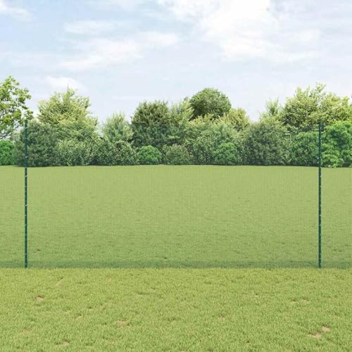 Schweissdrahtzaun mit 5 U-Posten Grün 1,6x10 m Stahl, Gartenzaunpfähle Drahtzäune für Zäune Gemüsebeete Hühnergehege Weidegrundstück3336460 Schweissdrahtzaun mit 5 U-Posten Grün 1,6x10 m Stahl, Gartenzaunpfähle Drahtzäune für Zäune Gemüsebeete Hühnergehege Weidegrundstück3336460 von Gecheer