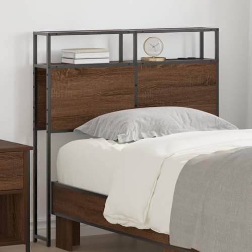 Stauraum-Kopfteil mit Kopfteil mit Speicher Braun Eiche 100 cm Holzwerkstoff Bettkopfteil für Schlafzimmer Hotel Erwachsene Kinder Jugendliche Doppelbett Stauraum-Kopfteil mit Kopfteil mit Speicher Braun Eiche 100 cm Holzwerkstoff Bettkopfteil für Schlafzimmer Hotel Erwachsene Kinder Jugendliche Doppelbett von Gecheer